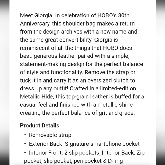 HOBO Giorgia Floral Handbag Limited Edition - Picture 7 of 14